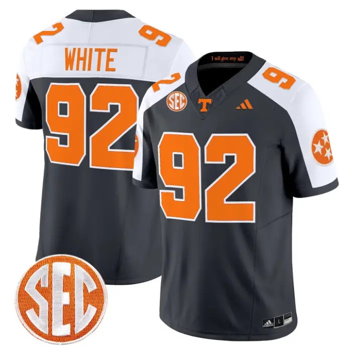 Reggie White Jersey #92 Tennessee Vols 2026 Vapor Limited Stitched by My Store NCAA Football Jerseys