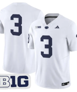 Rocco Becht Jersey #3 Penn State 2026 No Name on Back Limited Stitched by My Store NCAA Football Jerseys