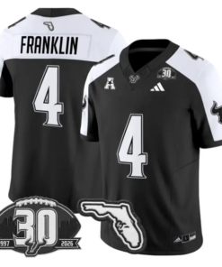 Sam Franklin Jersey #4 South Florida Bulls 30th Patch Limited Stitched by My Store NCAA Football Jerseys