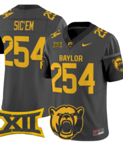 Sic'Em Jersey #254 Baylor Bears 2026 Vapor Limited Stitched by My Store NCAA Football Jerseys