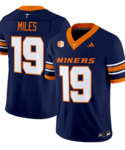 Sterling Miles Jersey #19 UTEP Miners 2016 Vapor Limited Stitched by My Store NCAA Football Jerseys