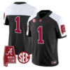 Team Jersey #1 Alabama Crimson 2026 SEC Patch Stitched by My Store NCAA Football Jerseys