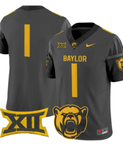 Team Jersey #1 Baylor Bears 2026 Vapor Limited Stitched by My Store NCAA Football Jerseys