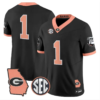 Team Jersey #1 Georgia Bulldogs 2026 The Big Peach Stitched by My Store NCAA Football Jerseys