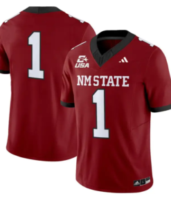 Team Jersey #1 New Mexico State 2026 Vapor Limited Stitched by My Store NCAA Football Jerseys