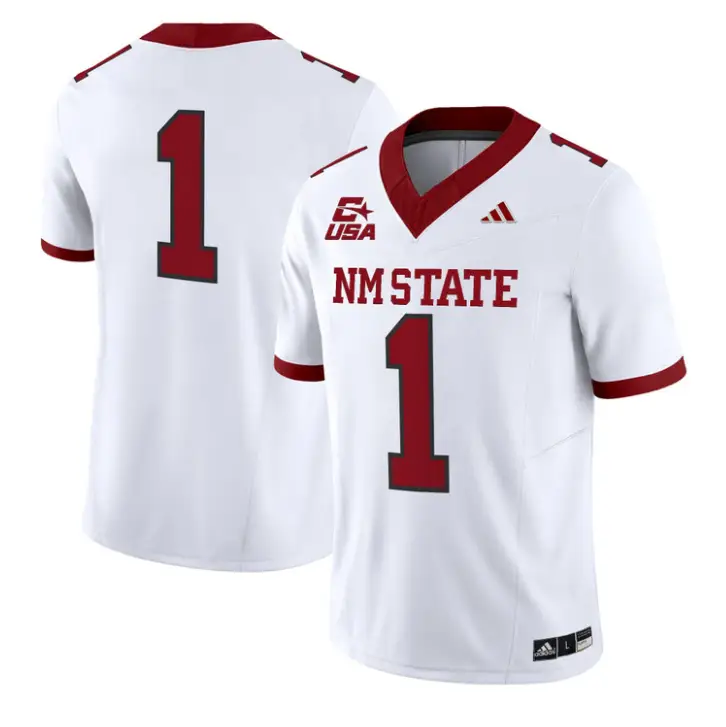 Team Jersey #1 New Mexico State 2026 Vapor Limited Stitched by My Store NCAA Football Jerseys