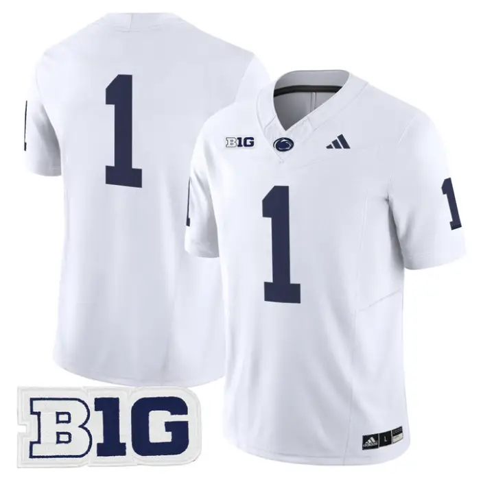 Team Jersey #1 Penn State 2026 No Name on Back Limited Stitched by My Store NCAA Football Jerseys
