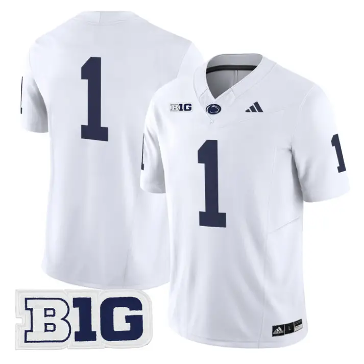 Team Jersey #1 Penn State Nittany 2026 Limited Stitched by My Store NCAA Football Jerseys