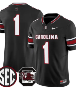 Team Jersey #1 South Carolina Gamecocks 2026 Limited Stitched by My Store NCAA Football Jerseys
