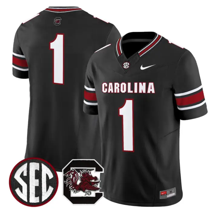 Team Jersey #1 South Carolina Gamecocks 2026 Limited Stitched by My Store NCAA Football Jerseys