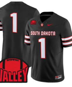 Team Jersey #1 South Dakota 2026 Vapor Limited Stitched by My Store NCAA Football Jerseys