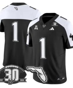 Team Jersey #1 South Florida Bulls 30th Patch Limited Stitched by My Store NCAA Football Jerseys