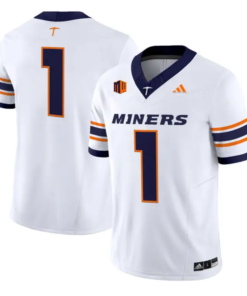 Team Jersey #1 UTEP Miners 2016 Vapor Limited Stitched by My Store NCAA Football Jerseys