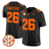 Tennessee Jersey #26 Tennessee Vols 2026 Vapor Limited Stitched by My Store NCAA Football Jerseys