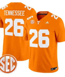 Tennessee Jersey #26 Tennessee Vols 2026 Vapor Limited Stitched by My Store NCAA Football Jerseys