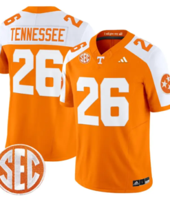 Tennessee Jersey #26 Tennessee Vols 2026 Vapor Limited Stitched by My Store NCAA Football Jerseys