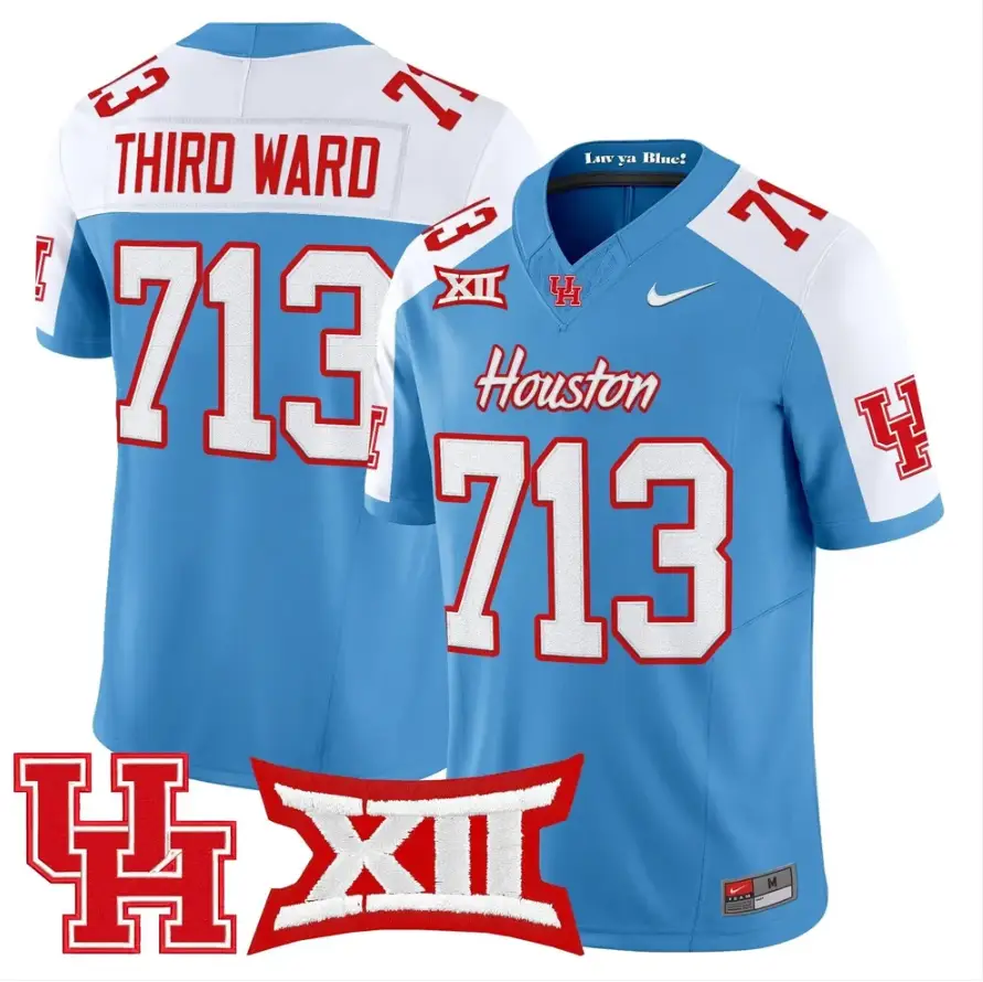 Third Ward Jersey #713 Houston Cougars 2026 Vapor Limited Stitched by My Store NCAA Football Jerseys