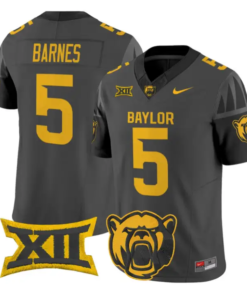 Travion Barnes Jersey #5 Baylor Bears 2026 Vapor Limited Stitched by My Store NCAA Football Jerseys