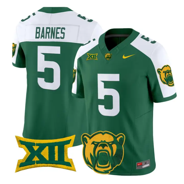 Travion Barnes Jersey #5 Baylor Bears 2026 Vapor Limited Stitched by My Store NCAA Football Jerseys