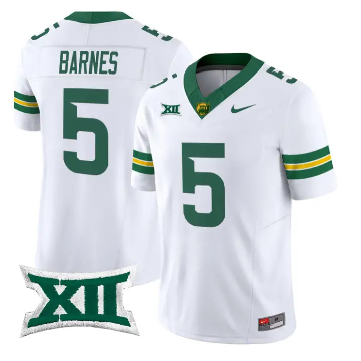 Travion Barnes Jersey #5 Baylor Bears 2026 Vapor Limited Stitched by My Store NCAA Football Jerseys