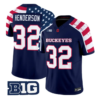 Will Howard Jersey #18 Ohio State America 250 Edition Vapor Limited Stitched by My Store NCAA Football Jerseys