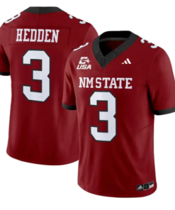 Trey Hedden Jersey #3 New Mexico State 2026 Vapor Limited Stitched by My Store NCAA Football Jerseys