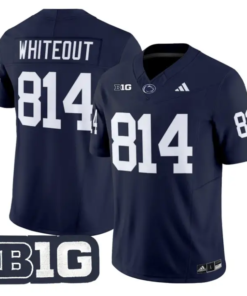 WHITEOUT Jersey #814 Penn State Nittany 2026 Limited Stitched by My Store NCAA Football Jerseys