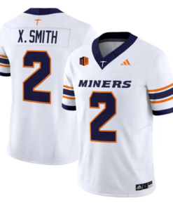 Xavier Smith Jersey #2 UTEP Miners 2016 Vapor Limited Stitched by My Store NCAA Football Jerseys