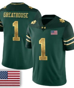 Notre Dame Fighting Irish 2026 Shamrock Series Football Vapor Jersey - Stitched by Notre Dame Fighting Irish