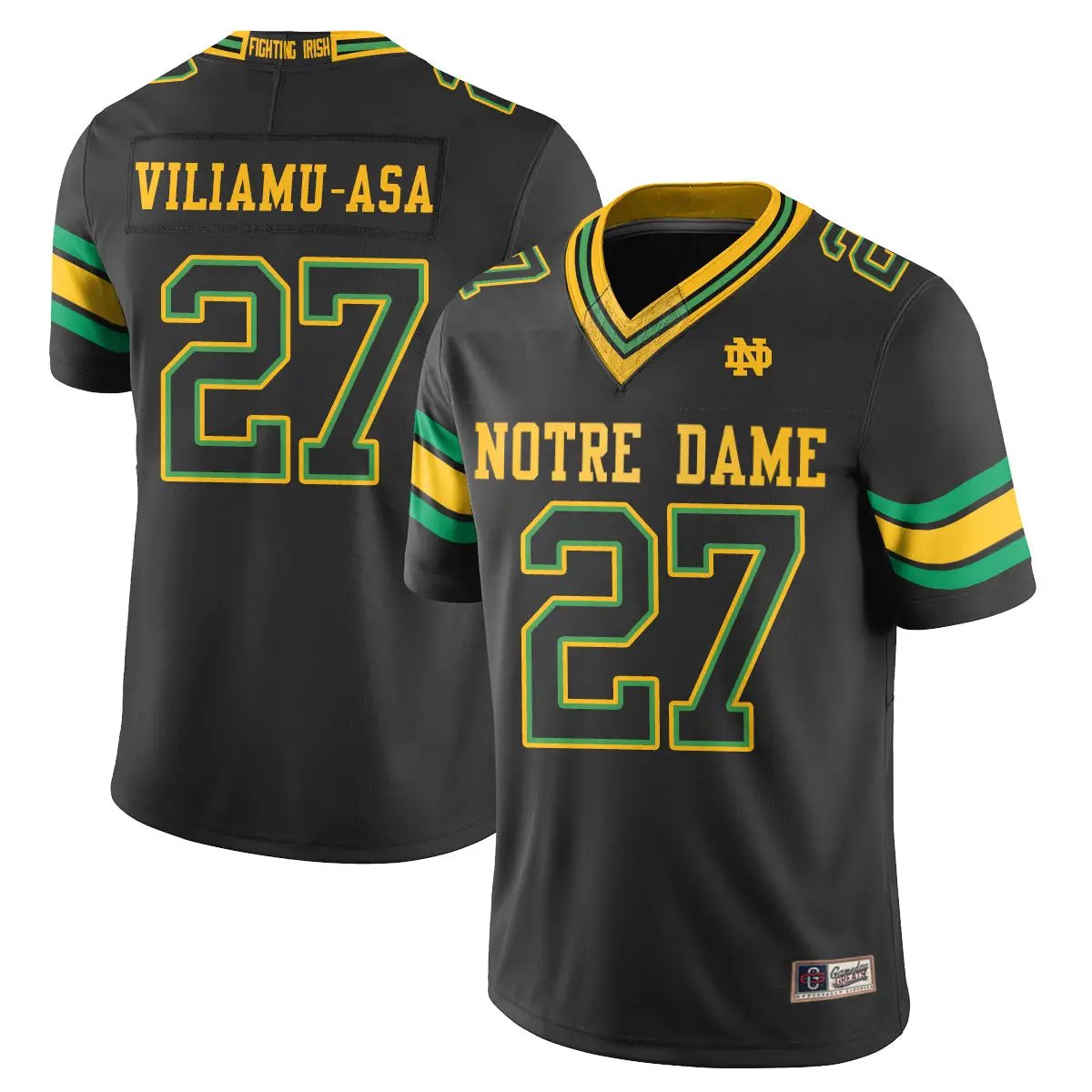 Notre Dame Fighting Irish 2026 Shamrock Series Football Vapor Jersey - Stitched by Notre Dame Fighting Irish