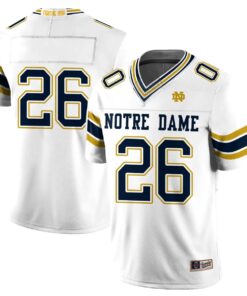 Notre Dame Fighting Irish 2026 Shamrock Series Football Vapor Jersey - Stitched by Notre Dame Fighting Irish