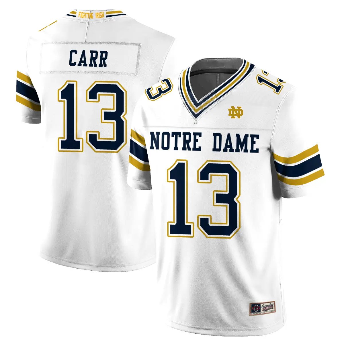Notre Dame Fighting Irish 2026 Shamrock Series Football Vapor Jersey - Stitched by Notre Dame Fighting Irish