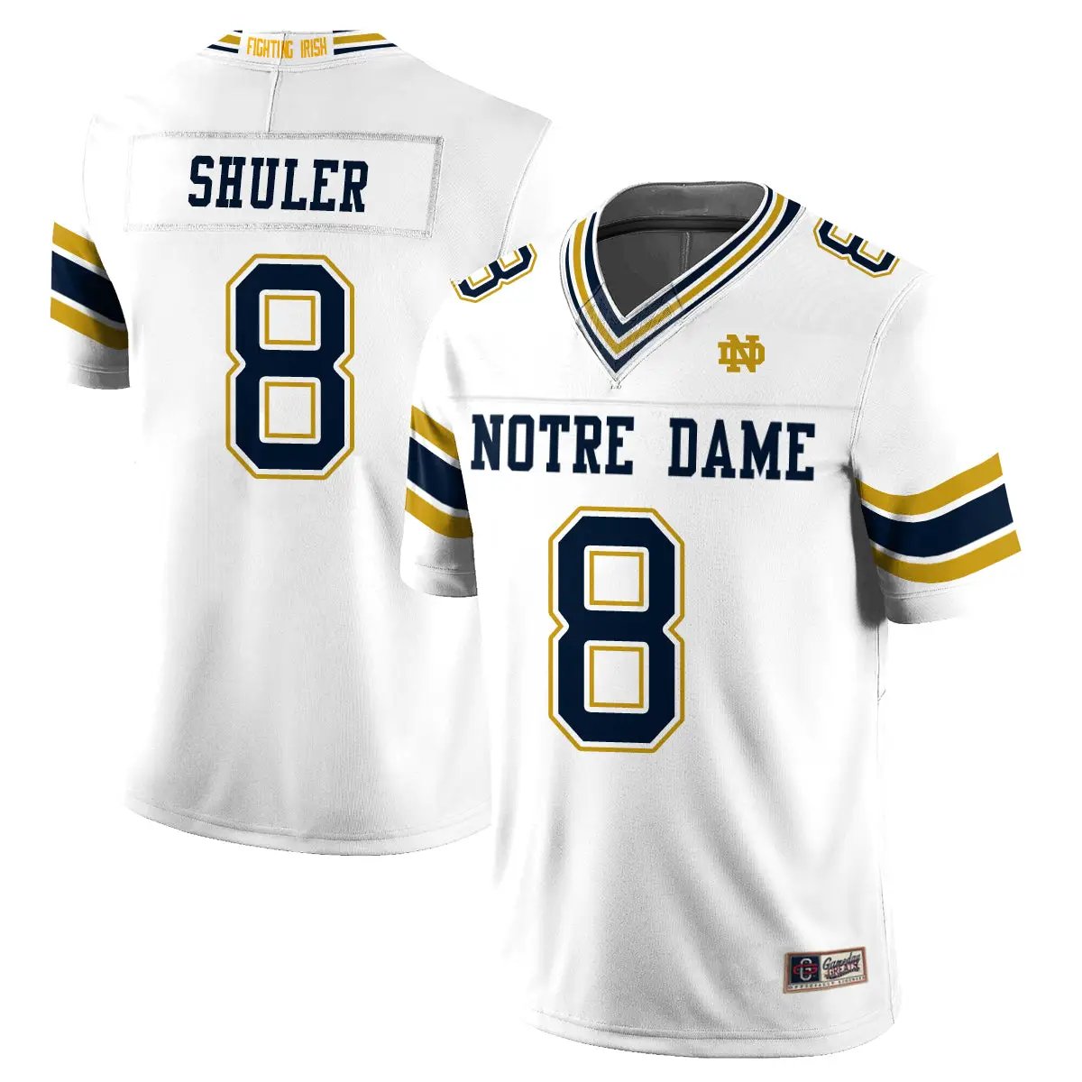 Notre Dame Fighting Irish 2026 Shamrock Series Football Vapor Jersey - Stitched by Notre Dame Fighting Irish