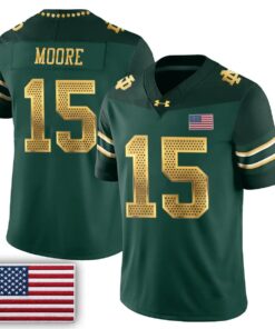 Notre Dame Fighting Irish 2026 Shamrock Series Football Vapor Jersey - Stitched by Notre Dame Fighting Irish
