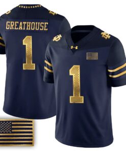 Notre Dame Fighting Irish 2026 Shamrock Series Football Vapor Jersey - Stitched by Notre Dame Fighting Irish