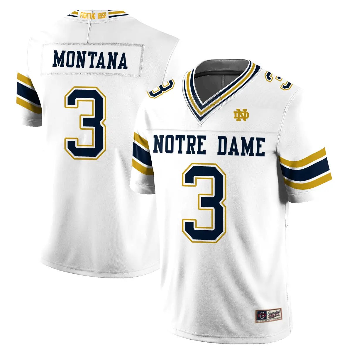 Notre Dame Fighting Irish 2026 Shamrock Series Football Vapor Jersey - Stitched by Notre Dame Fighting Irish