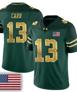 Notre Dame Fighting Irish 2026 Shamrock Series Football Vapor Jersey - Stitched by Notre Dame Fighting Irish