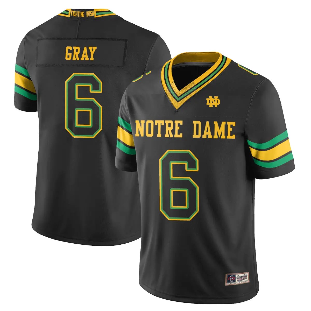 Notre Dame Fighting Irish 2026 Shamrock Series Football Vapor Jersey - Stitched by Notre Dame Fighting Irish