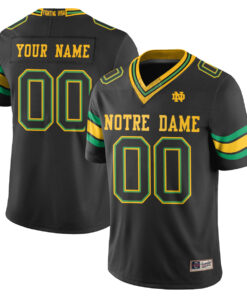 Notre Dame Fighting Irish 2026 Shamrock Series Football Vapor Custom Jersey - Stitched by Notre Dame Fighting Irish