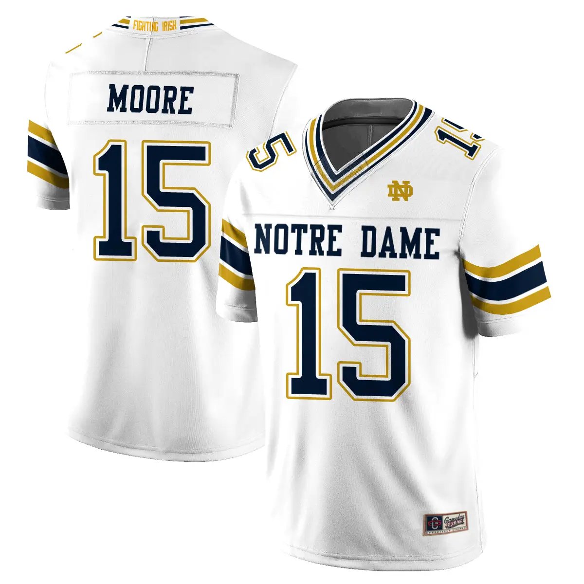 Notre Dame Fighting Irish 2026 Shamrock Series Football Vapor Jersey - Stitched by Notre Dame Fighting Irish