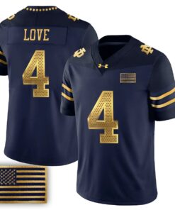 Notre Dame Fighting Irish 2026 Shamrock Series Football Vapor Jersey - Stitched by Notre Dame Fighting Irish