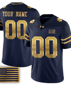 Notre Dame Fighting Irish 2026 Shamrock Series Football Vapor Custom Jersey - Stitched by Notre Dame Fighting Irish