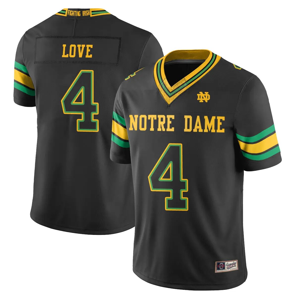 Notre Dame Fighting Irish 2026 Shamrock Series Football Vapor Jersey - Stitched by Notre Dame Fighting Irish
