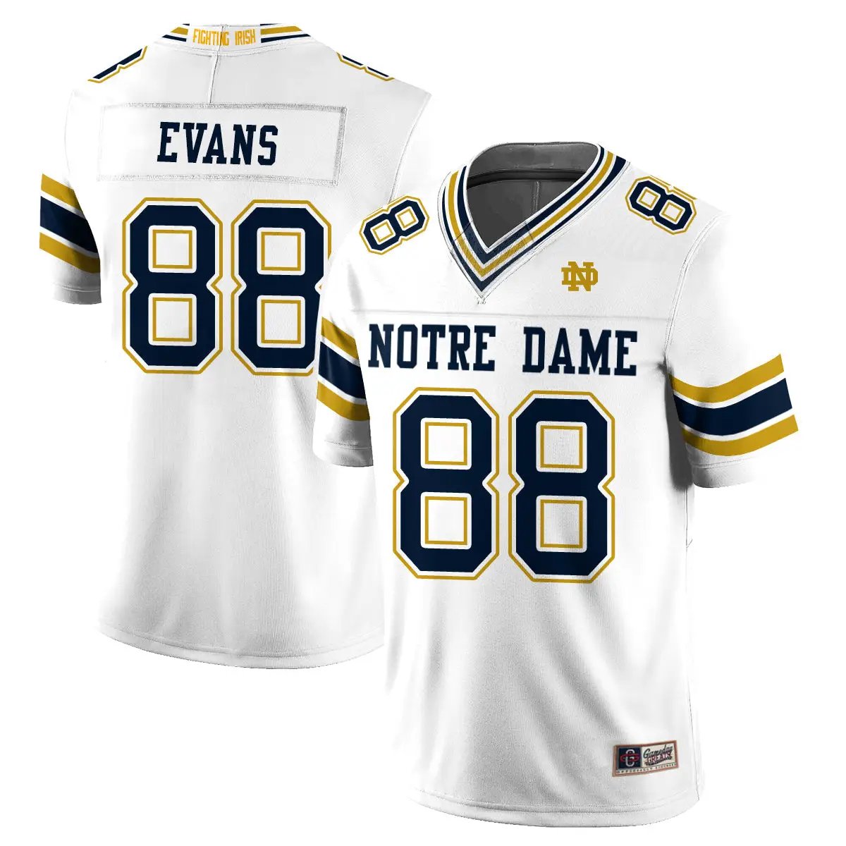 Notre Dame Fighting Irish 2026 Shamrock Series Football Vapor Jersey - Stitched by Notre Dame Fighting Irish