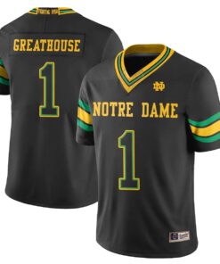 Notre Dame Fighting Irish 2026 Shamrock Series Football Vapor Jersey - Stitched by Notre Dame Fighting Irish