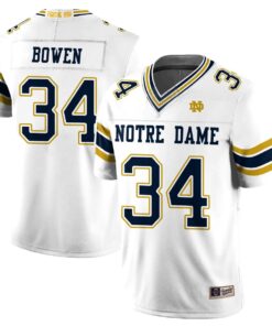 Notre Dame Fighting Irish 2026 Shamrock Series Football Vapor Jersey - Stitched by Notre Dame Fighting Irish