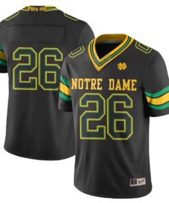 Notre Dame Fighting Irish 2026 Shamrock Series Football Vapor Jersey - Stitched by Notre Dame Fighting Irish