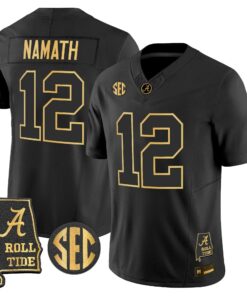 Alabama Crimson Tide 2026 Gold Vapor Limited Jersey - Alabama Map - Stitched 58 BAMA 2026 Gold Vapor Limited Jersey - Alabama Map - Stitched by Alabama Crimson Tide