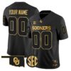 Oklahoma Sooners 2026 Gold Vapor Limited Custom Jersey - Stitched 81 OU 2026 Gold Vapor Limited Custom Jersey - Stitched by Digigearus