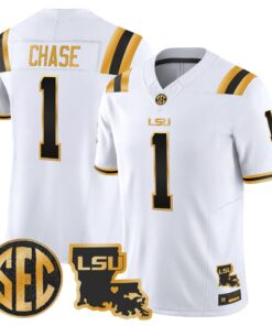 LSU 2026 Louisiana Patch Gold Vapor Limited Jersey - Stitched by Digigearus